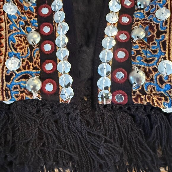 NWT Free People Rays of Light Jacket, Midnight Combo, size L - Picture 10 of 14